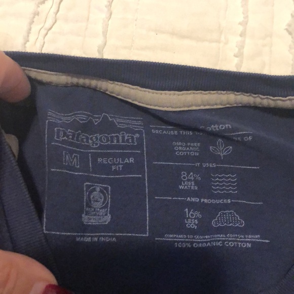 Patagonia Fitz Roy Scope Navy Blue Mens Size M - Picture 5 of 7